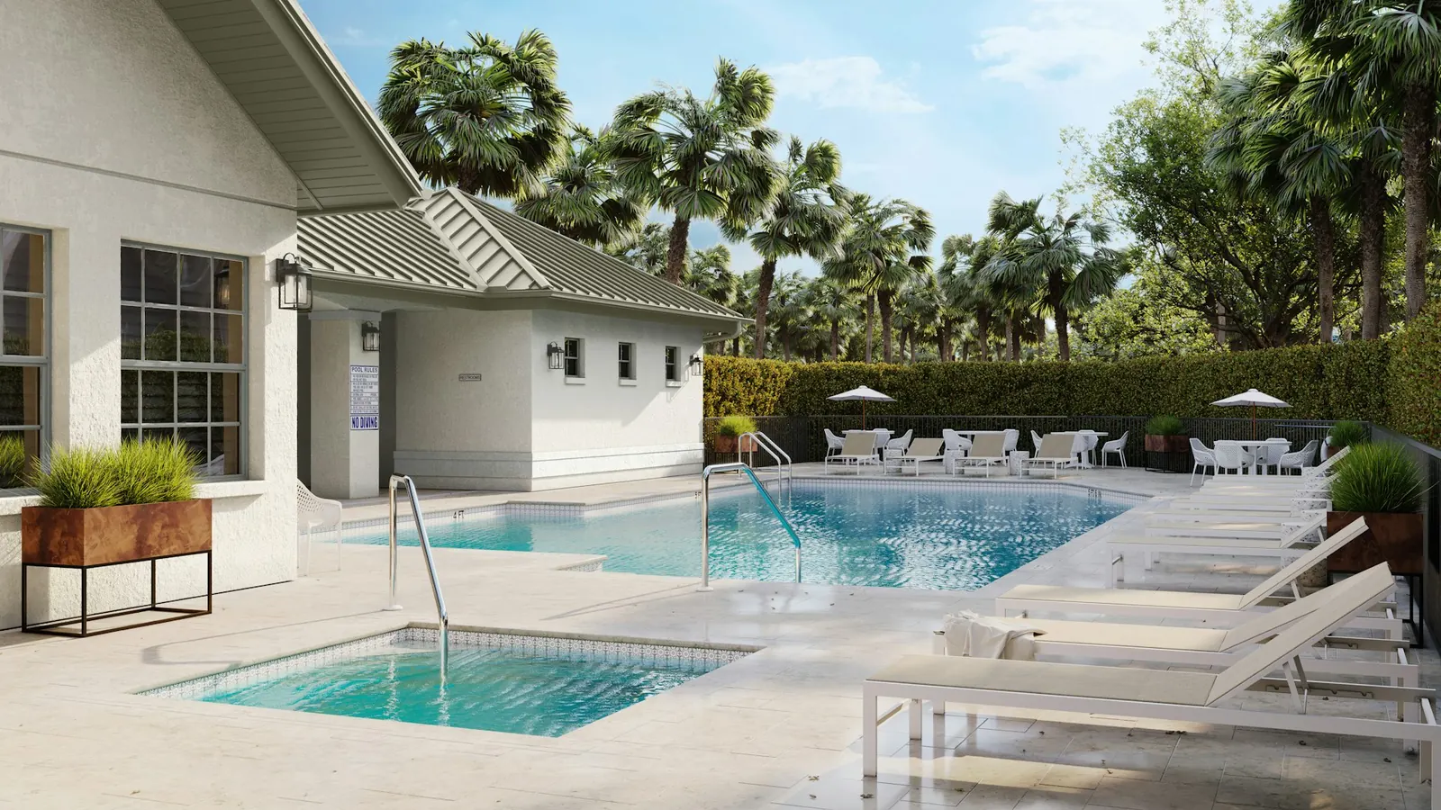 HOA community pool