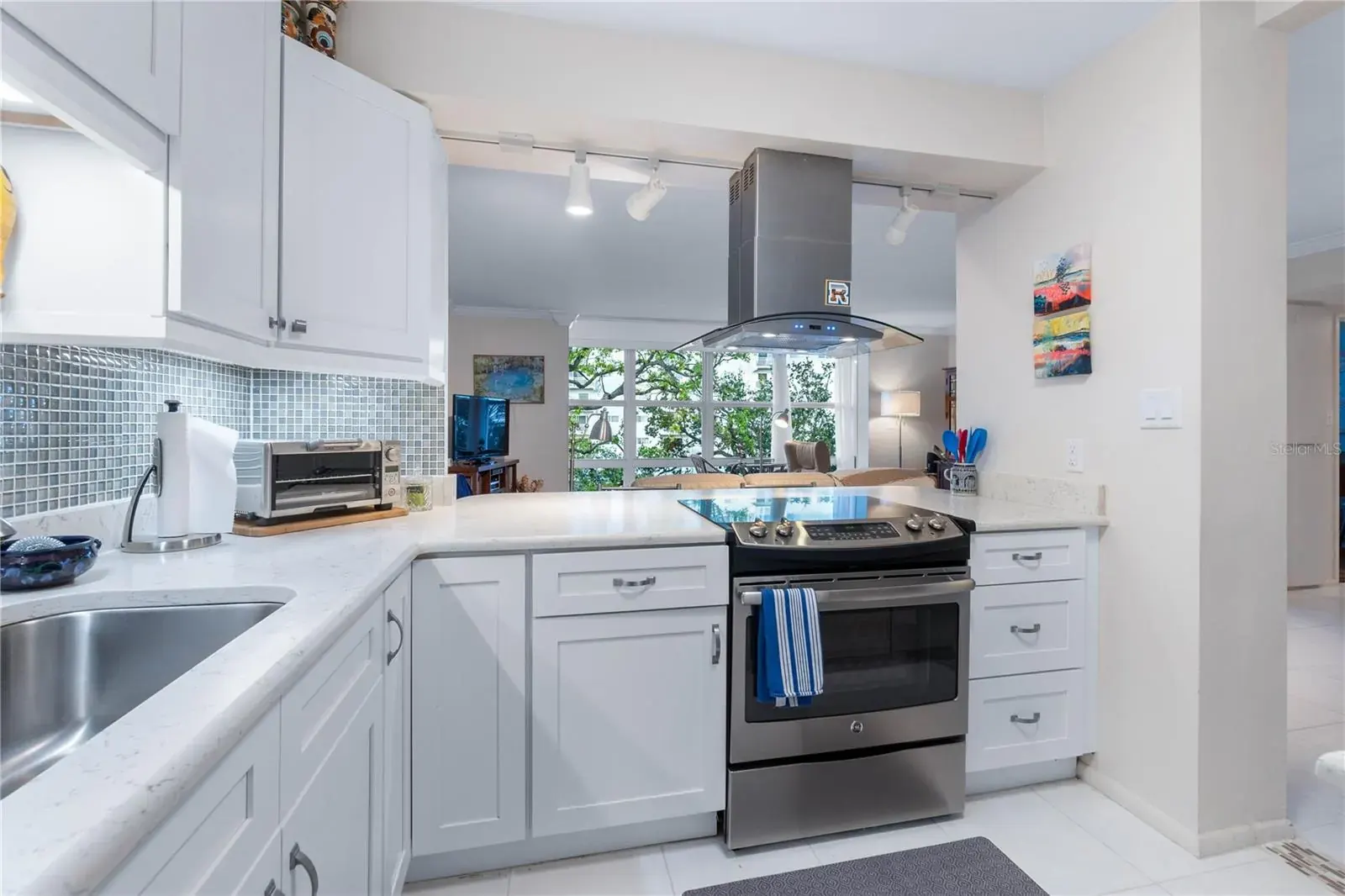 Updated kitchen in a Daytona Beach condo