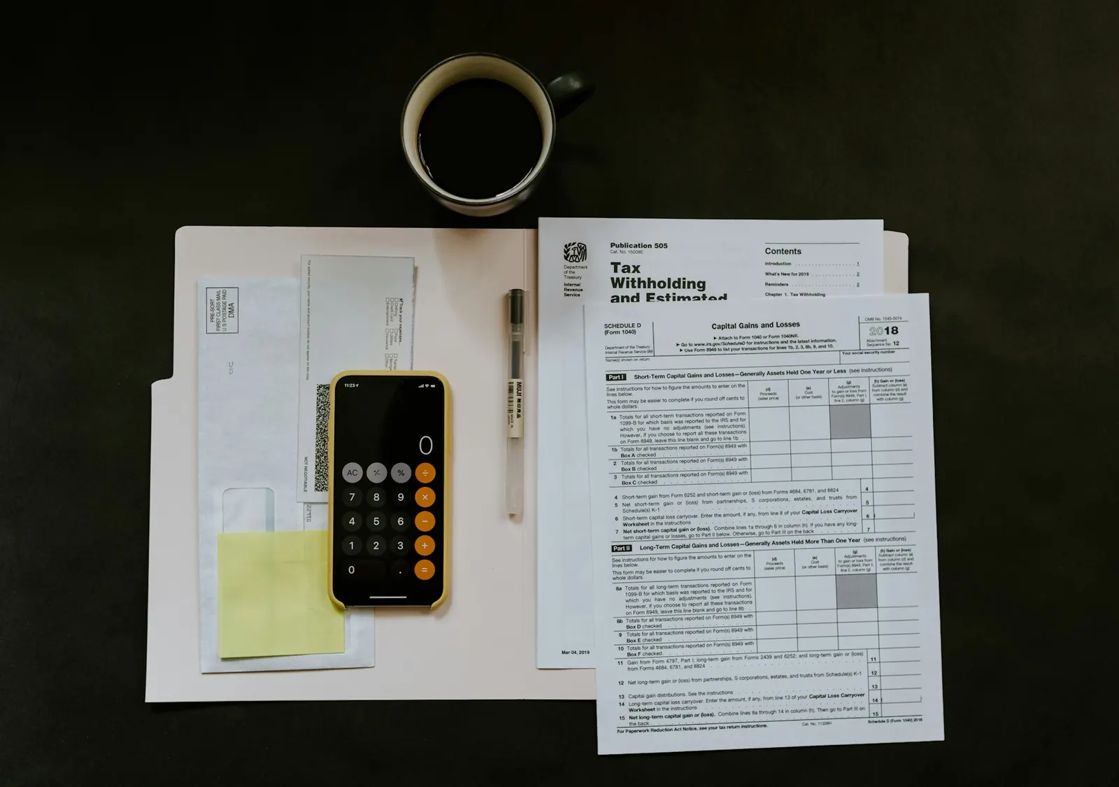 Calculating property tax documents