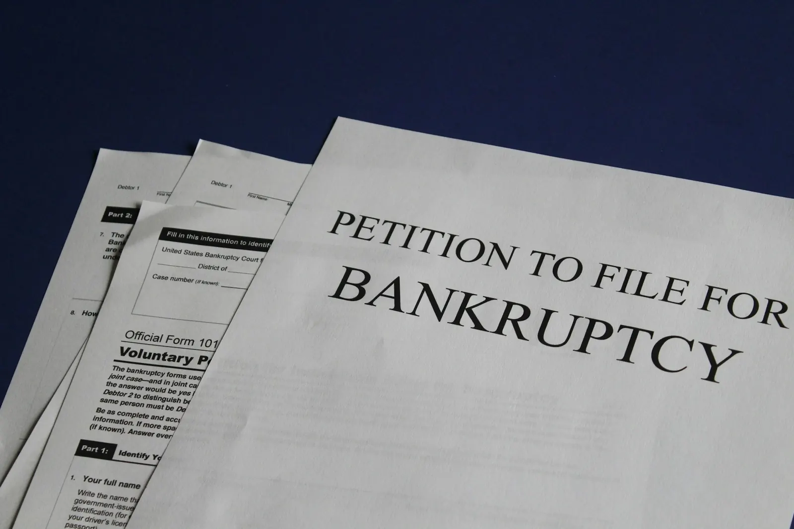 bankruptcy files / forms